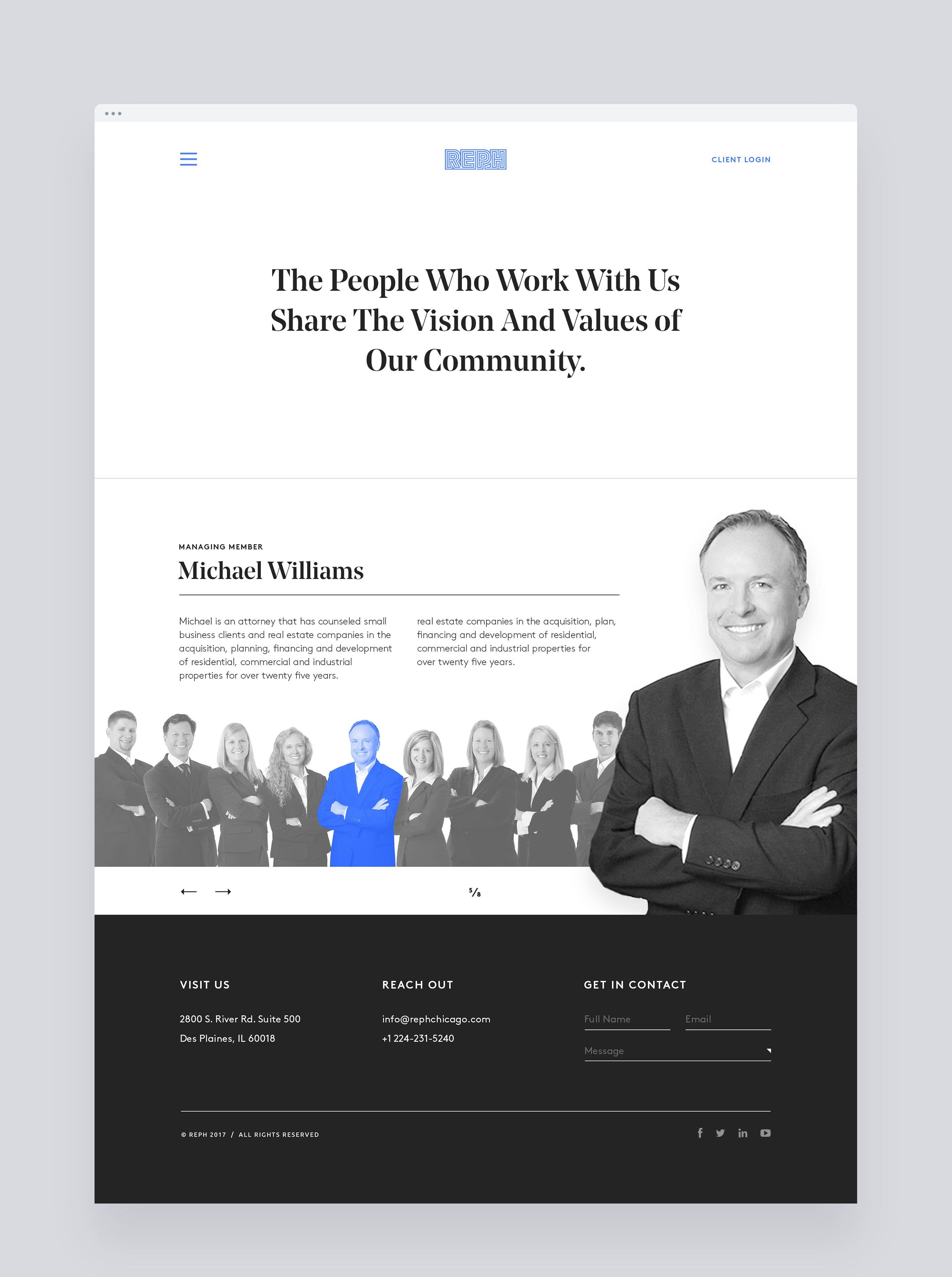 Retail Equity Partners Holdings Web Design