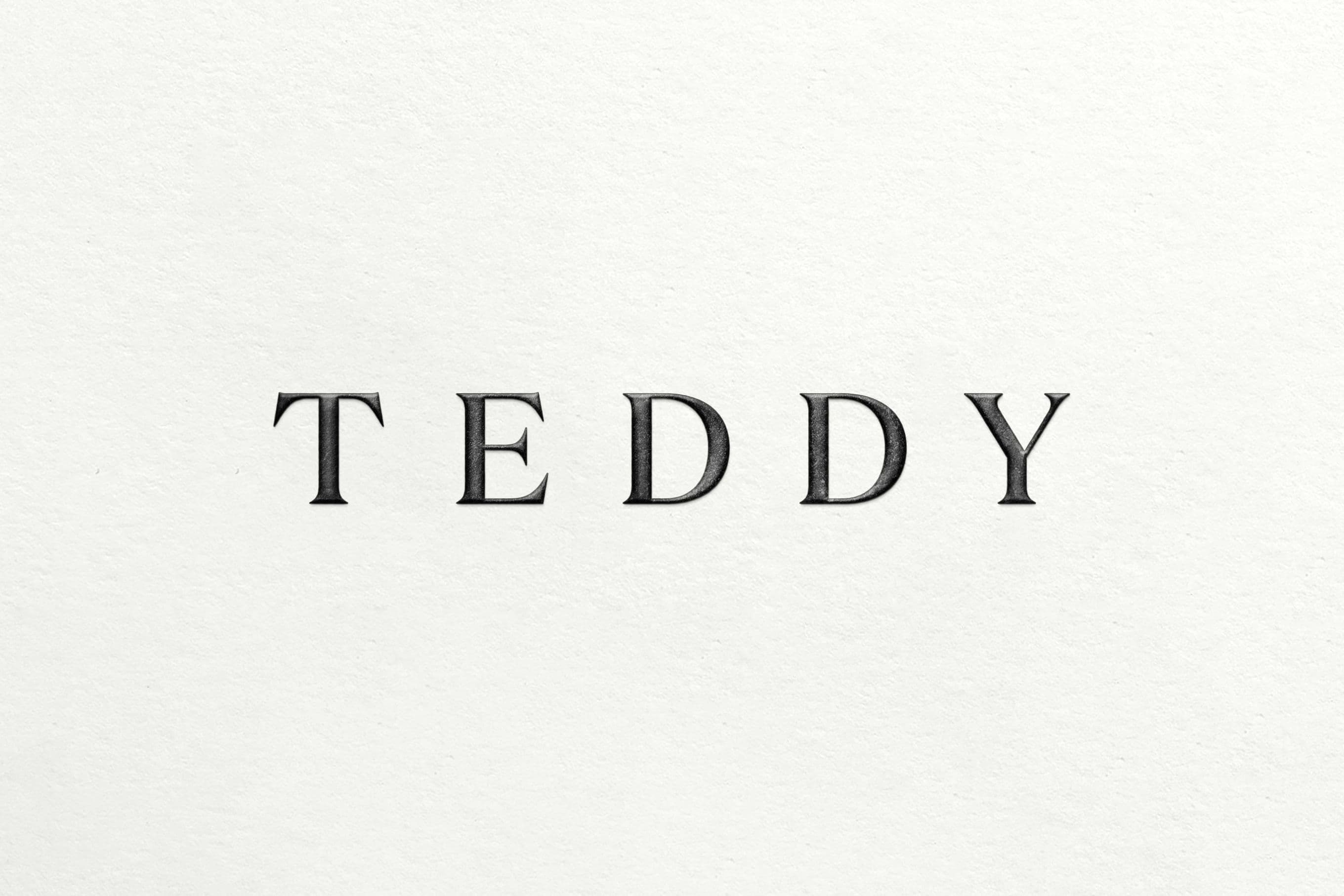 Teddy Baldassarre Logo Embossed