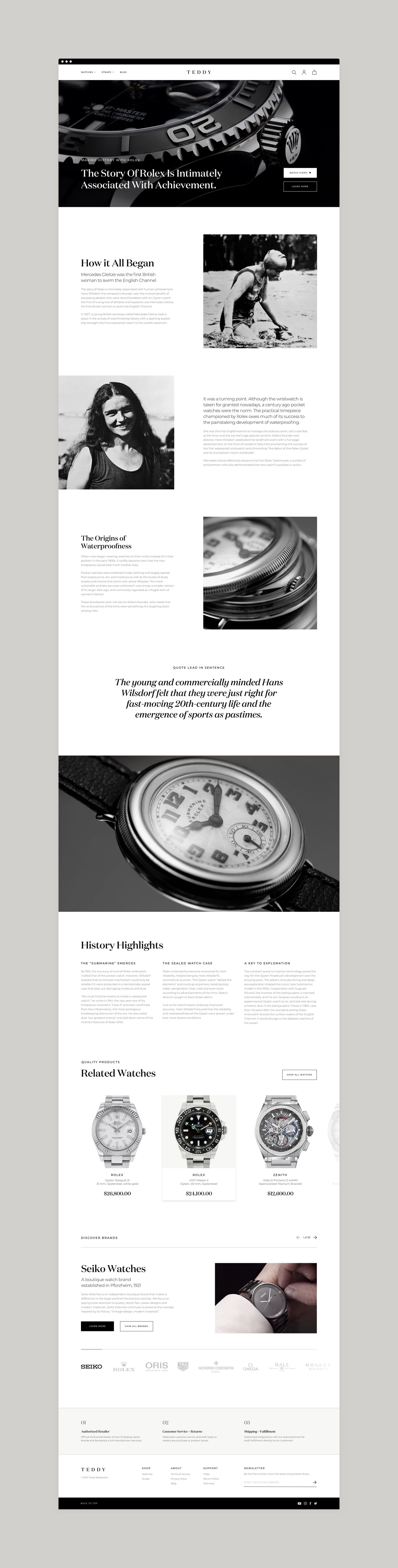 Teddy Baldassarre Blog Design