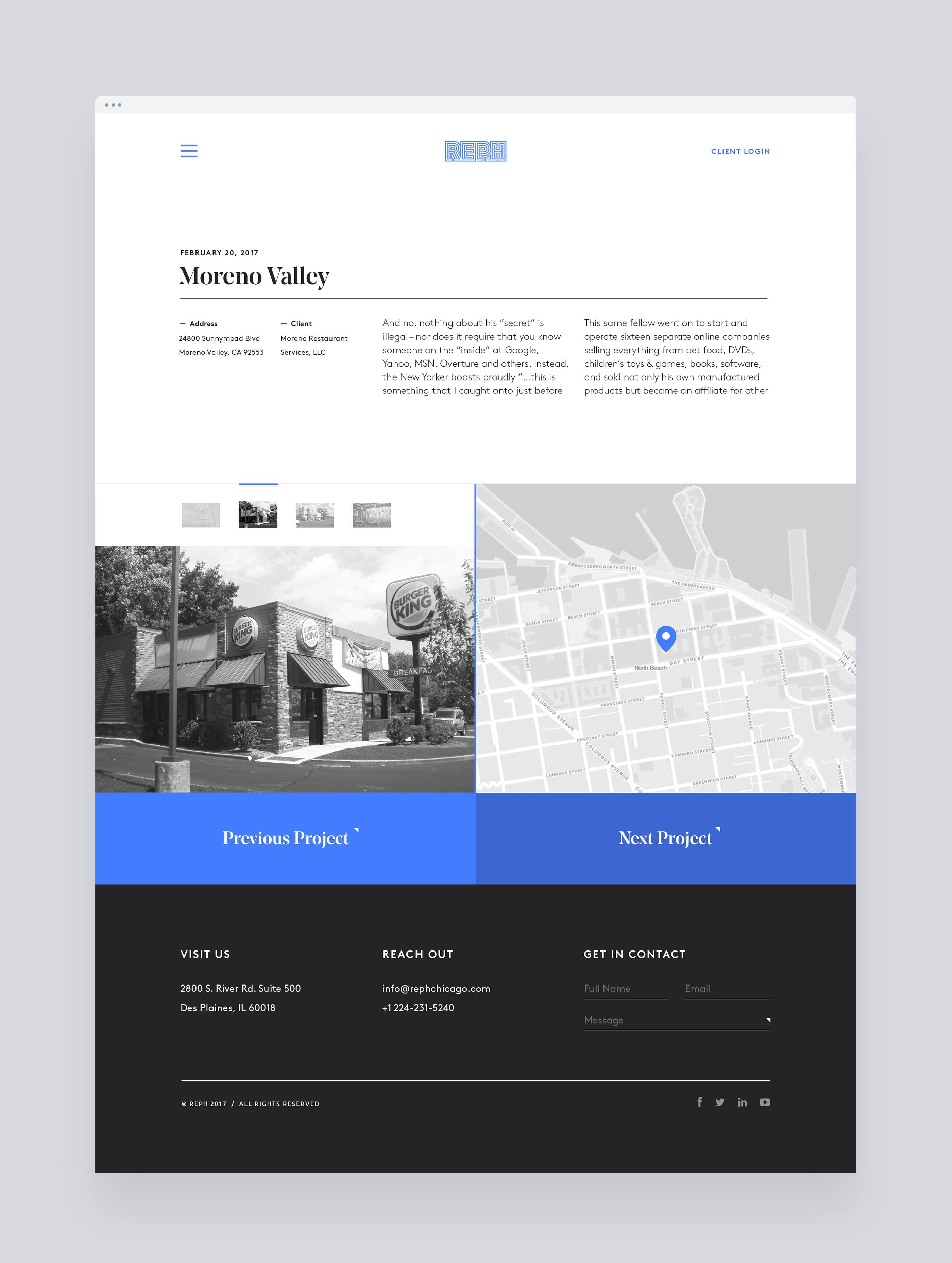 Retail Equity Partners Holdings Web Design